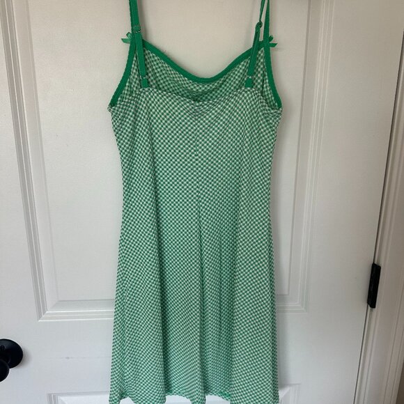Wild Fable Women's Mini Gingham Slip Babydoll Dress - Picture 3 of 3